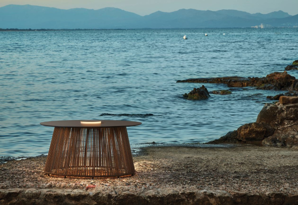 Bover Coffeetable Leuchte Nit/80/R Braun